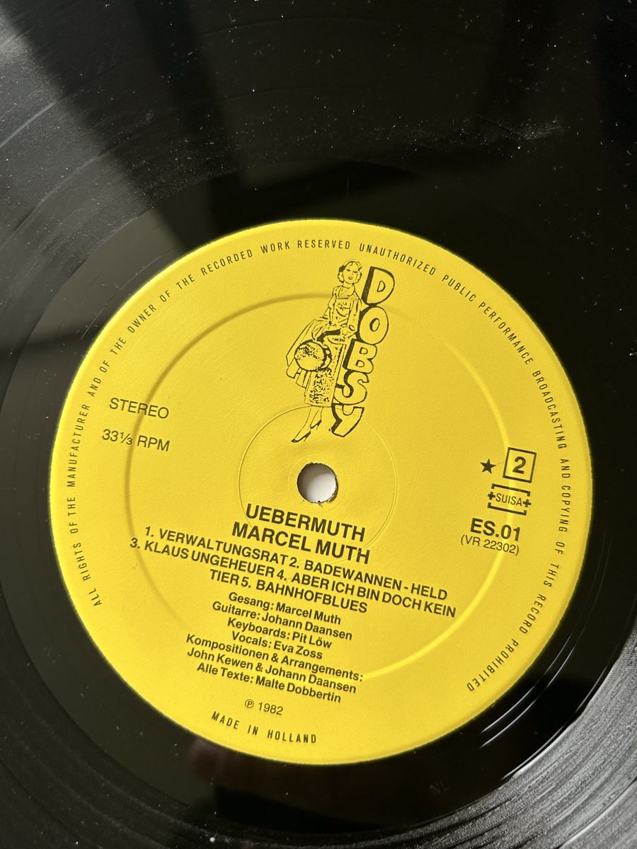Dischi in vinile: Übermuth - Marcel Muth - LP - Synth Pop, Disco [1982] – Usato da Winterthur venduto da lenolson 3