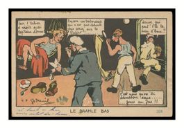 LE BRANLE BAS - 1945 "Dessin Marine Militaire Française"