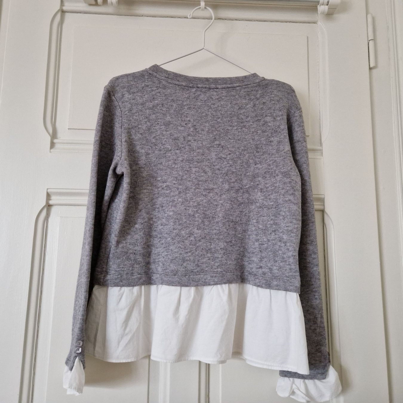 Maglioni & Felpe: Pull gris et blanc, taille M Salsa – Nuovo (secondo la descrizione) da Genève venduto da vouillma 1