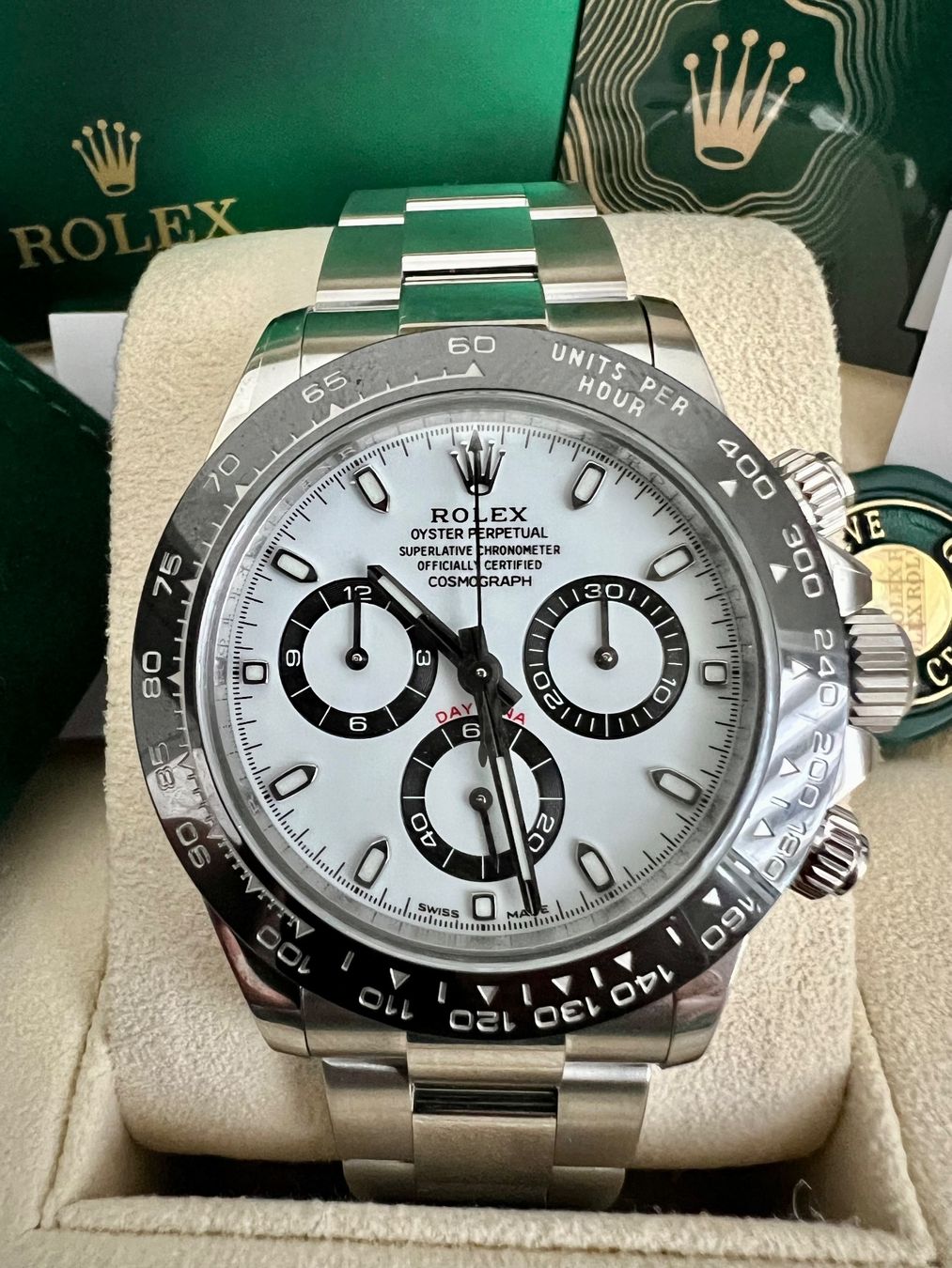 Rolex Uhren: Rolex Daytona Panda 116500LN FullSet neu – Neu und originalverpackt aus Lachen von