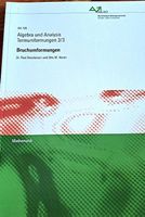 AA 106 Algebra  Bruchumformungen