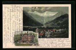 Adelboden, Hotel Bellevue, Ortsansicht b