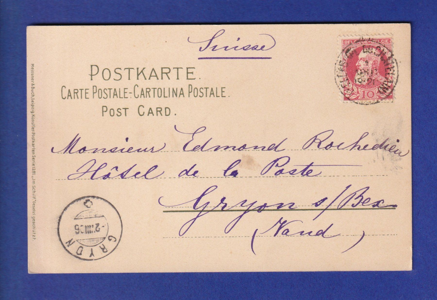 Cartoline postali: OISEAU - Cygnes – Usato da Pully venduto da nicecards-shop 1
