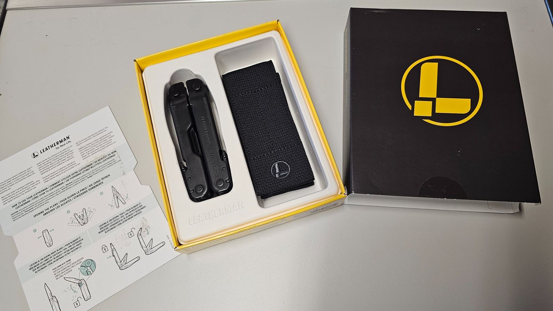 Leatherman Accessori: Leatherman MultiTool SUPER TOOL 300, black, inkl. Holster – Nuovo e nell'imballaggio originale da Koppigen venduto da Bracher_Mail-House 7