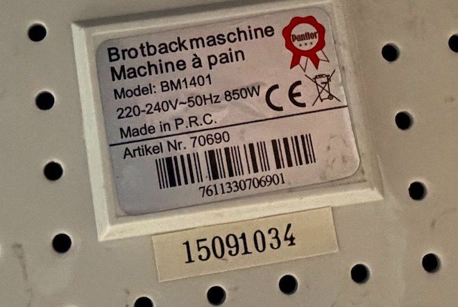 Elettrodomestici da cucina: Machine à pain Studio BM1401 blanc. – Nuovo (secondo la descrizione) da Châtillon JU venduto da laoo 4