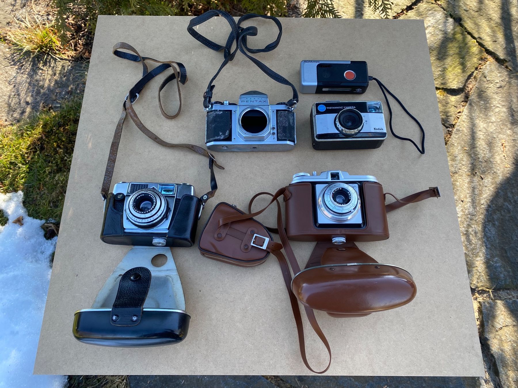 Fotocamera: 5 alte Kameras – Difettoso da Feldbach venduto da Olive1
