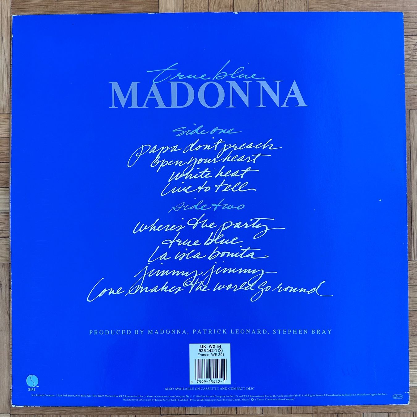 Dischi in vinile: LP - Madonna - True Blue – Usato da Breganzona venduto da Onairda75 1