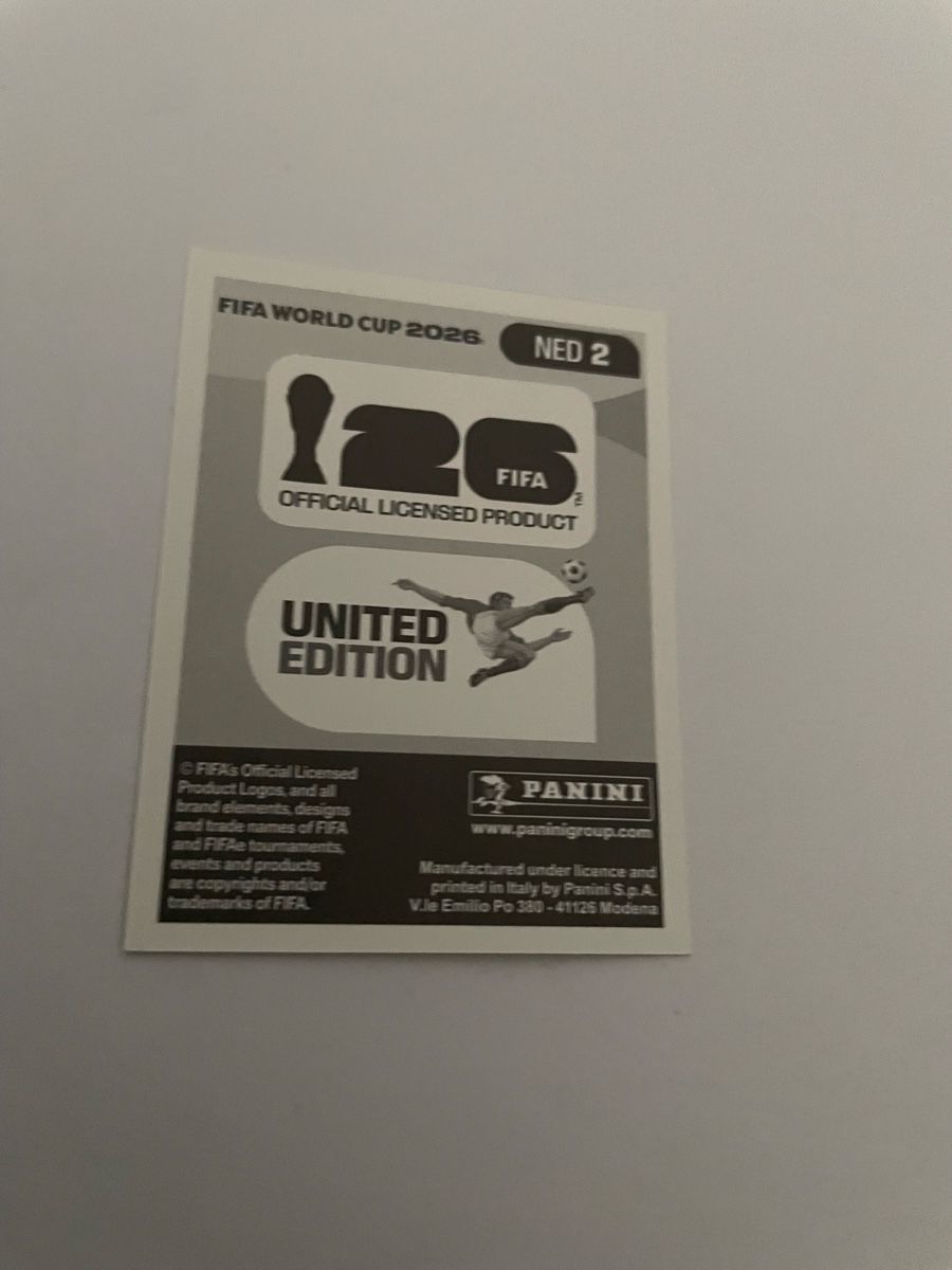 Panini Cartes à collectionner: FIFA WM 2026 Bart Verbruggen NED 2 – Neuf (Voir description) à Winterthur par Cobraforce 1