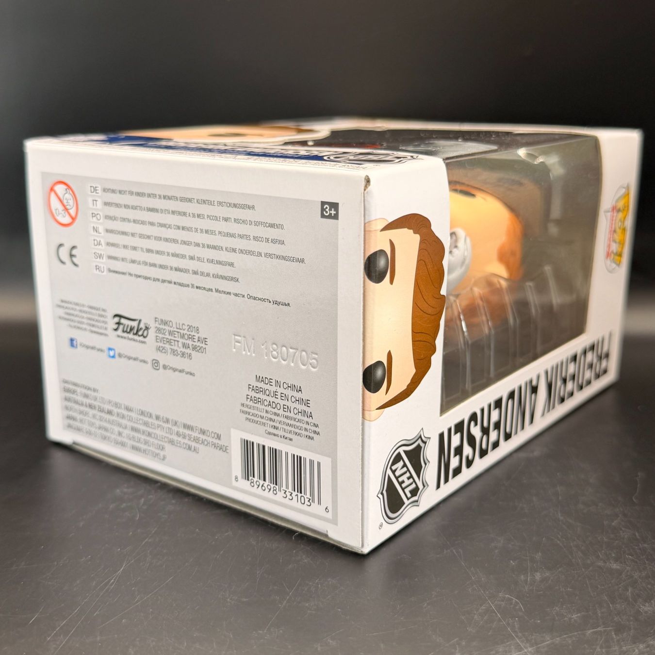Funko Statuette: Funko Pop! NHL Frederik Andersen 30 – Usato da Düdingen venduto da Nerdworld 3