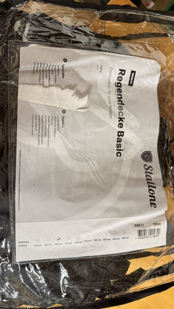 Decken: Stallone Regendecke – Neu und originalverpackt aus Thun von jaelw10 1