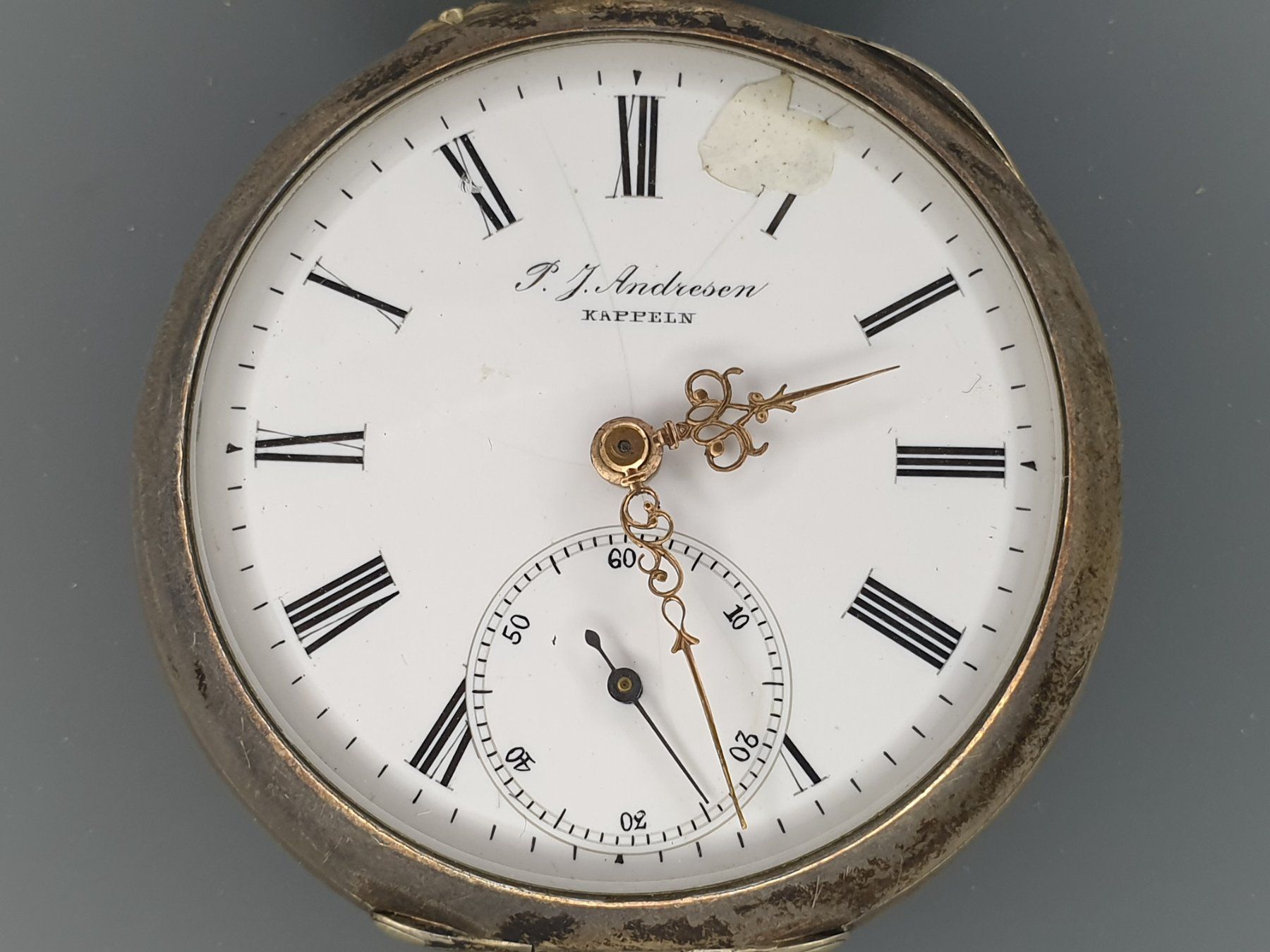 Orologi: Silberne Taschenuhr - 47mm – Usato da Neyruz FR venduto da Flyback 1
