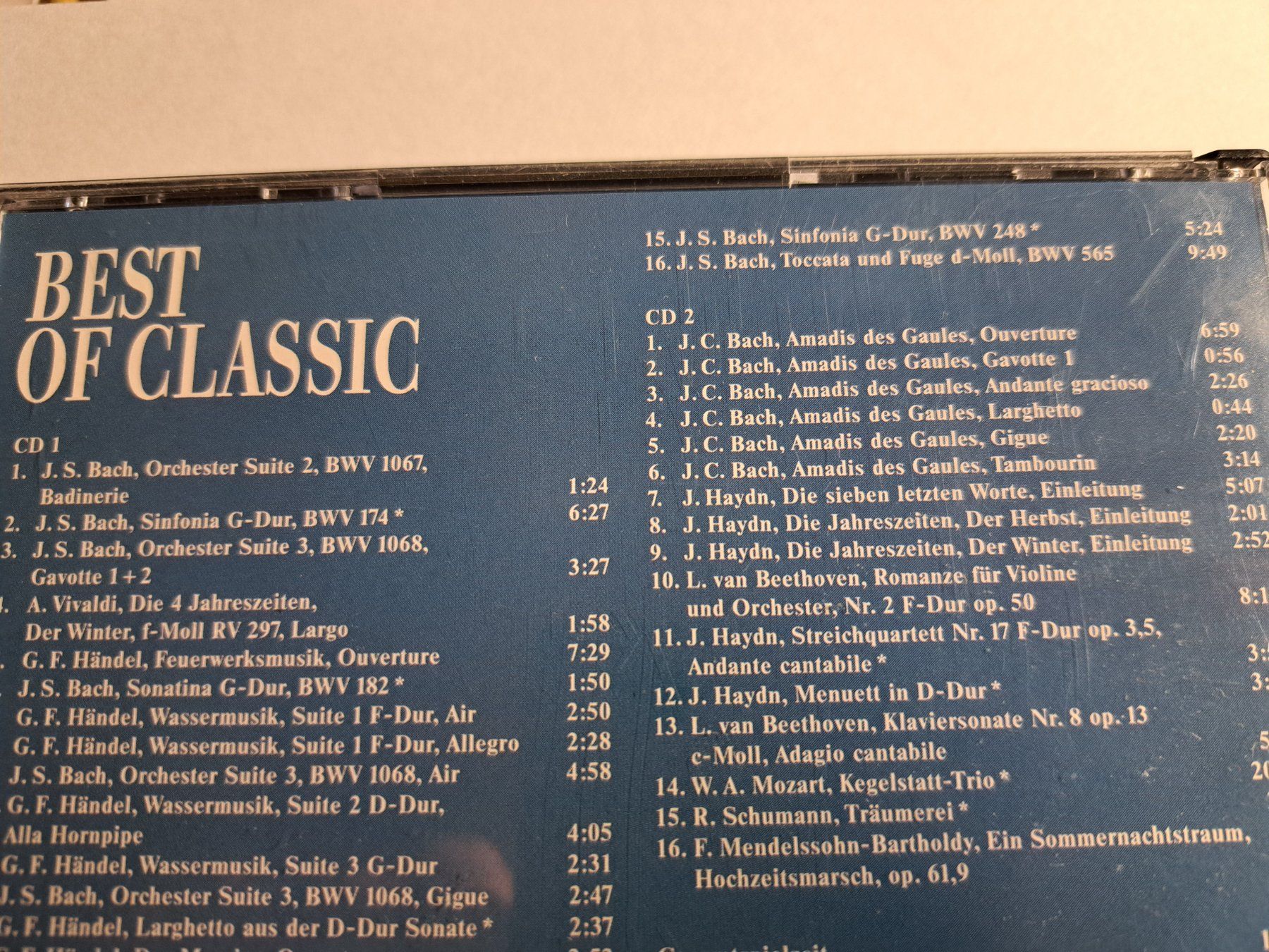 CDs: BEST OF CLASSIC  (2 CDs) – Gebraucht aus Wichtrach von LuckyLuke69 2
