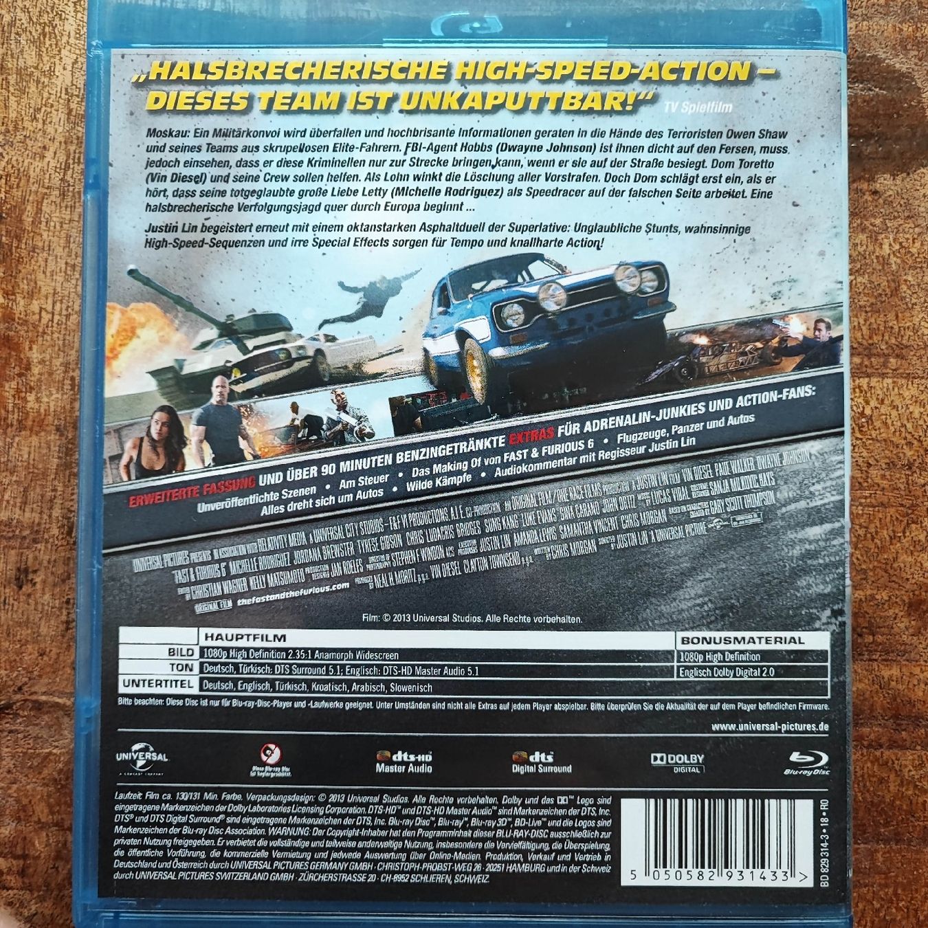 Tutti i DVDs: Fast & Furious 6 - Blu-ray Disc – Usato da Dübendorf venduto da kb86_MOVIE 1