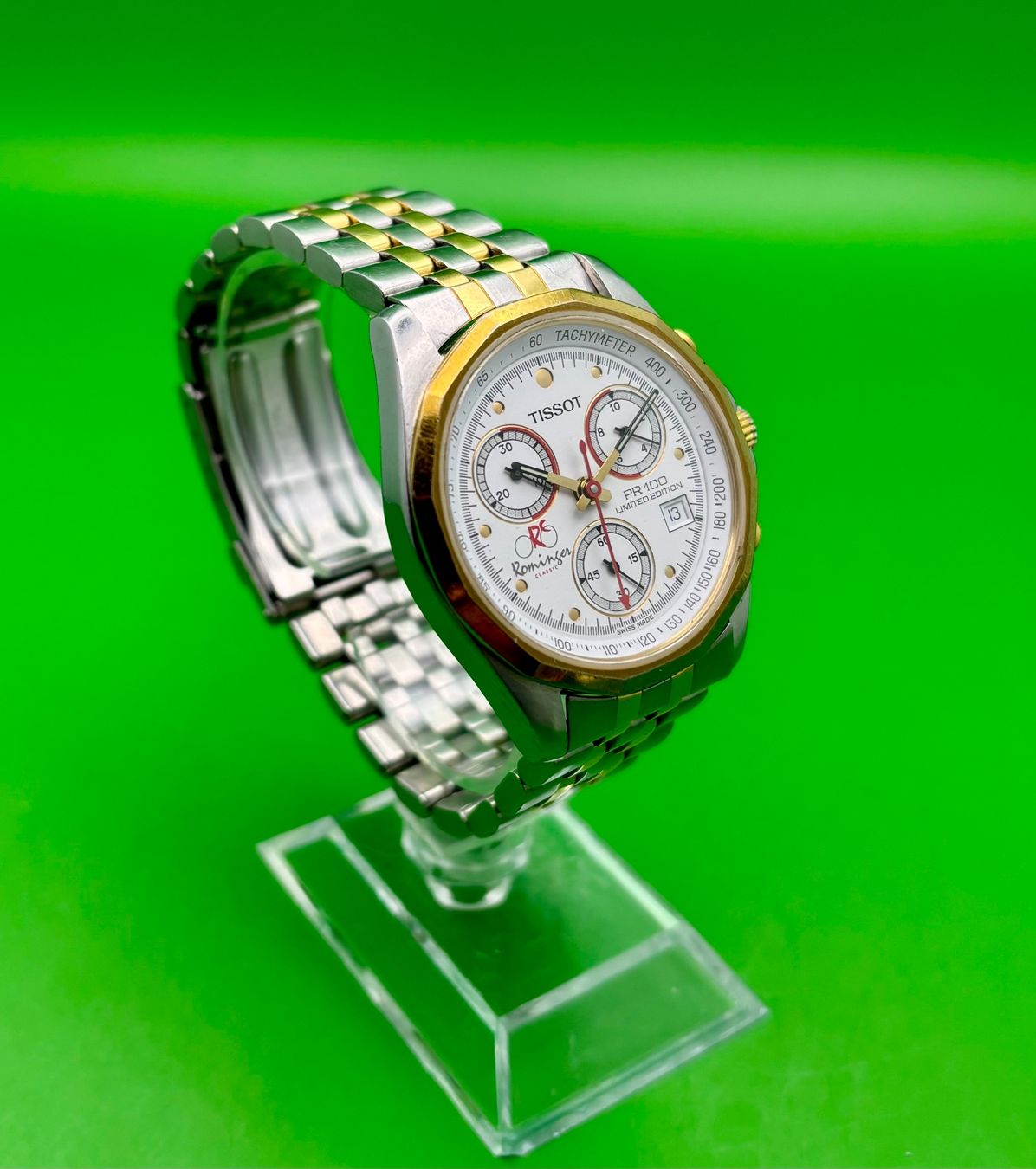 Tissot Orologi: TISSOT PR 100 CHRONOGRAPH ROMINGER CLASSIC – Usato da Rorschach venduto da ZeitWerk.10 3