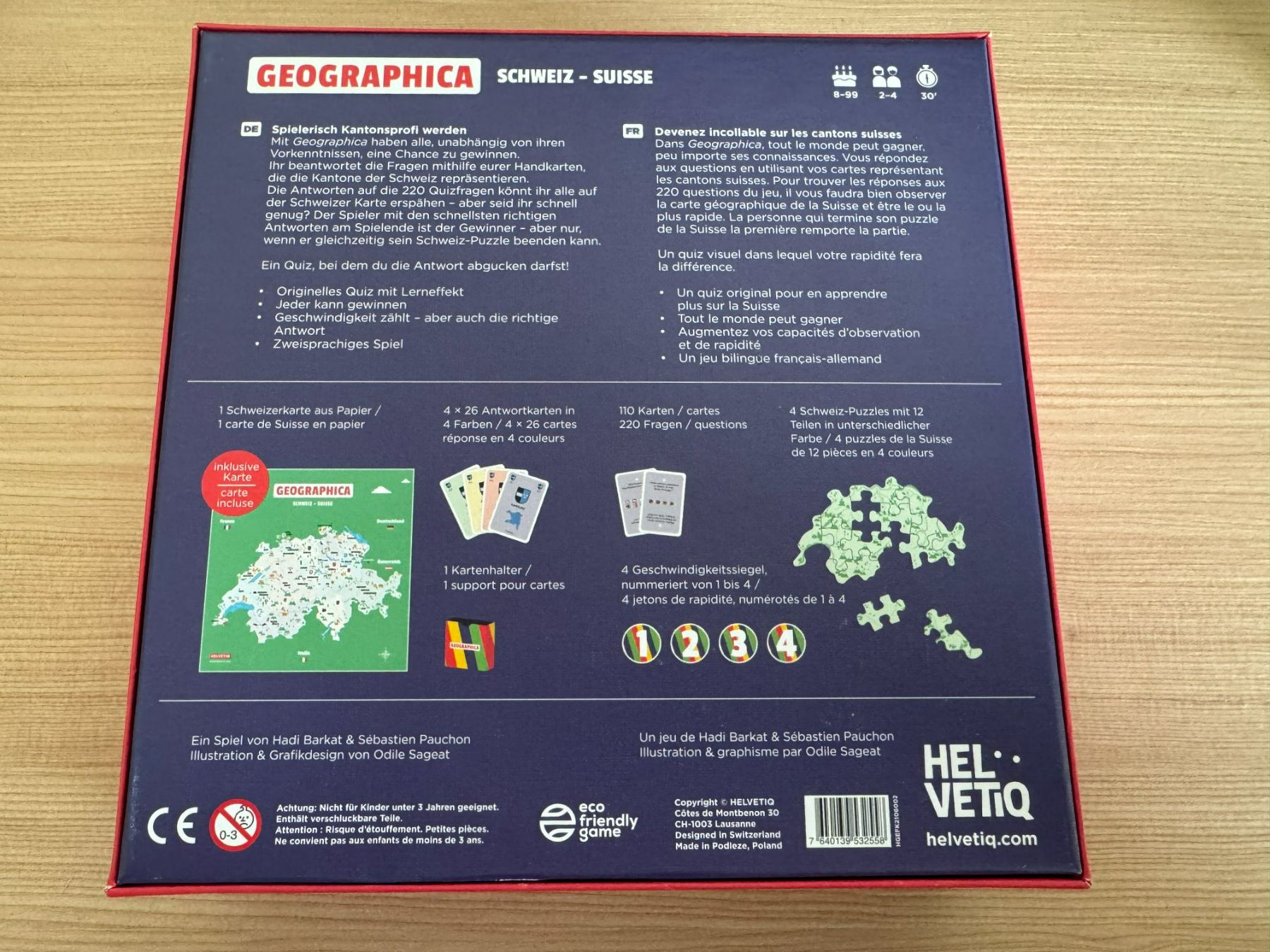 Giochi: Gioco da tavolo Geographica Svizzera – Nuovo (secondo la descrizione) da Massagno venduto da daeme10 1