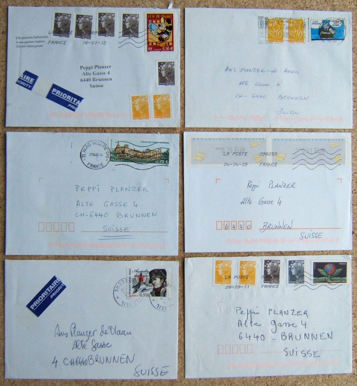 Tutti i francobolli: LOT FRANKREICH BRIEFE (A) – Usato da Brunnen venduto da Nonne04 2