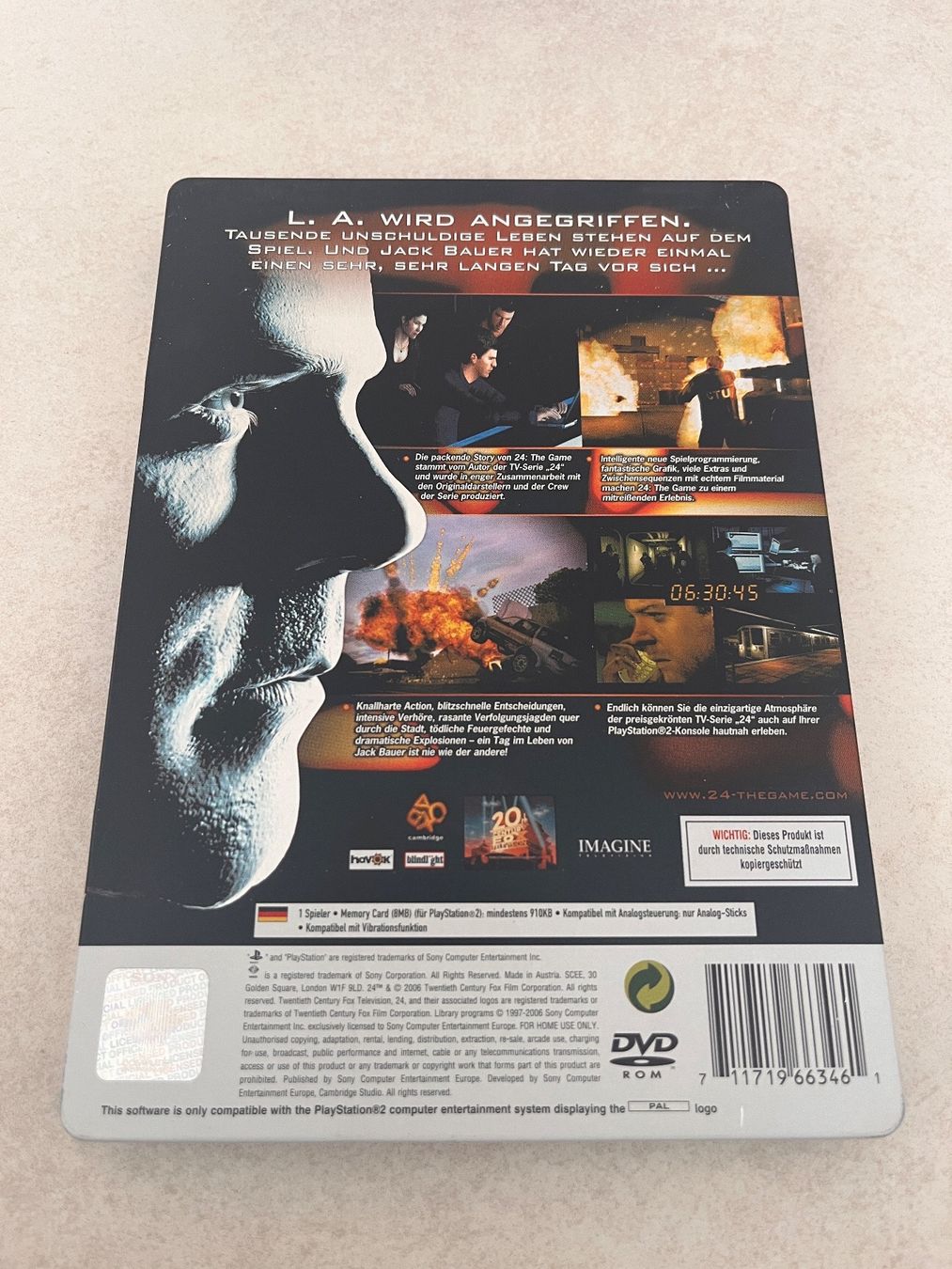 Sony Giochi: 24 The Game ps2 Steelbook – Usato da Suhr venduto da SchnapperCH 1