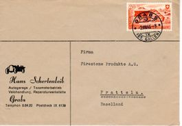 Brief, Hans Schertenleib Garage Grabs 1946