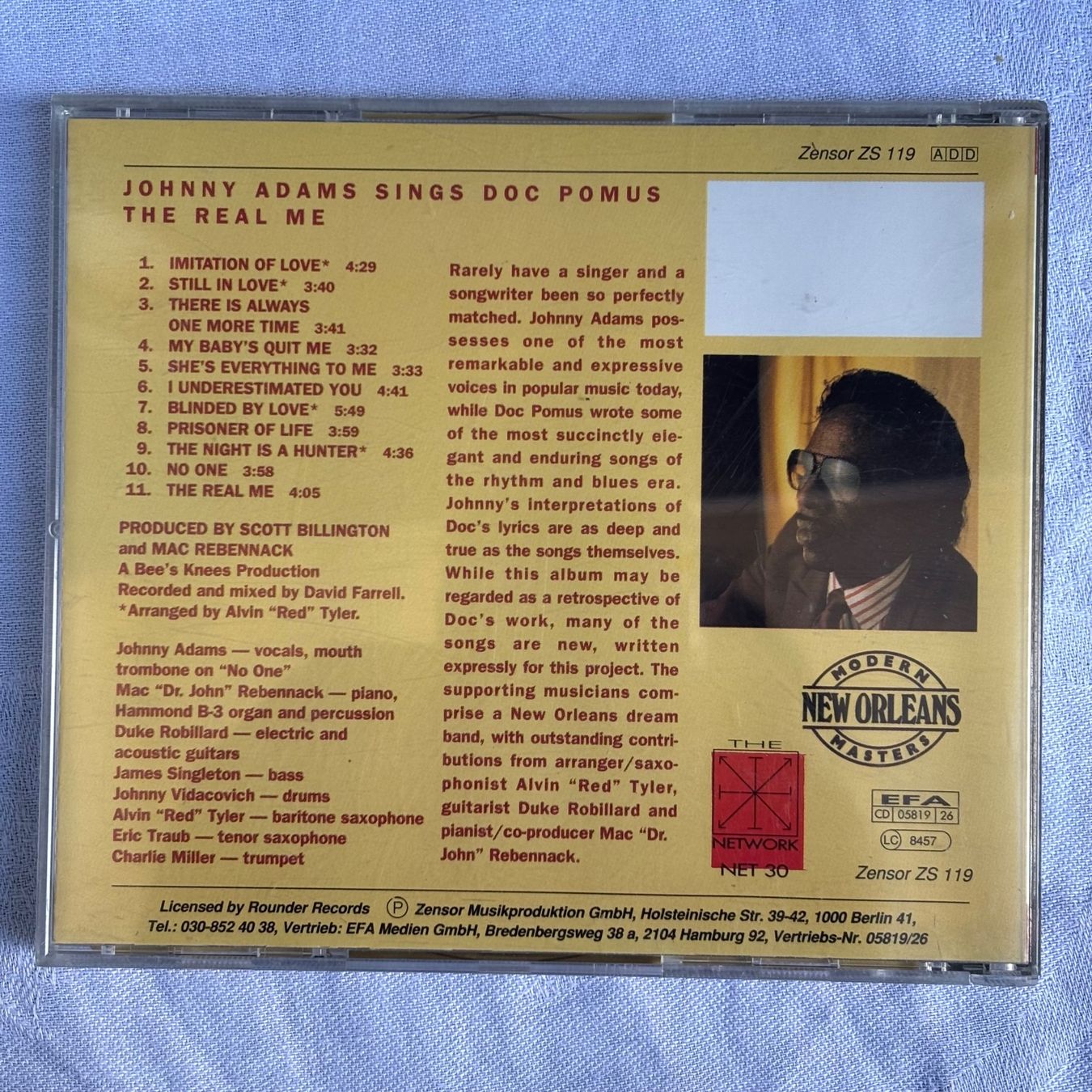CD: Johnny Adams sings Doc Domus – Usato da Stans venduto da Abukadnezar 1