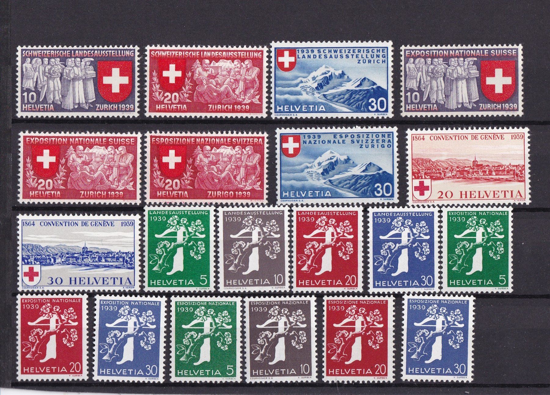 Tutti i francobolli: Briefmarken Lot "ungestempelt" ab Altschweiz – Usato da Münchwilen AG venduto da Nesar 1