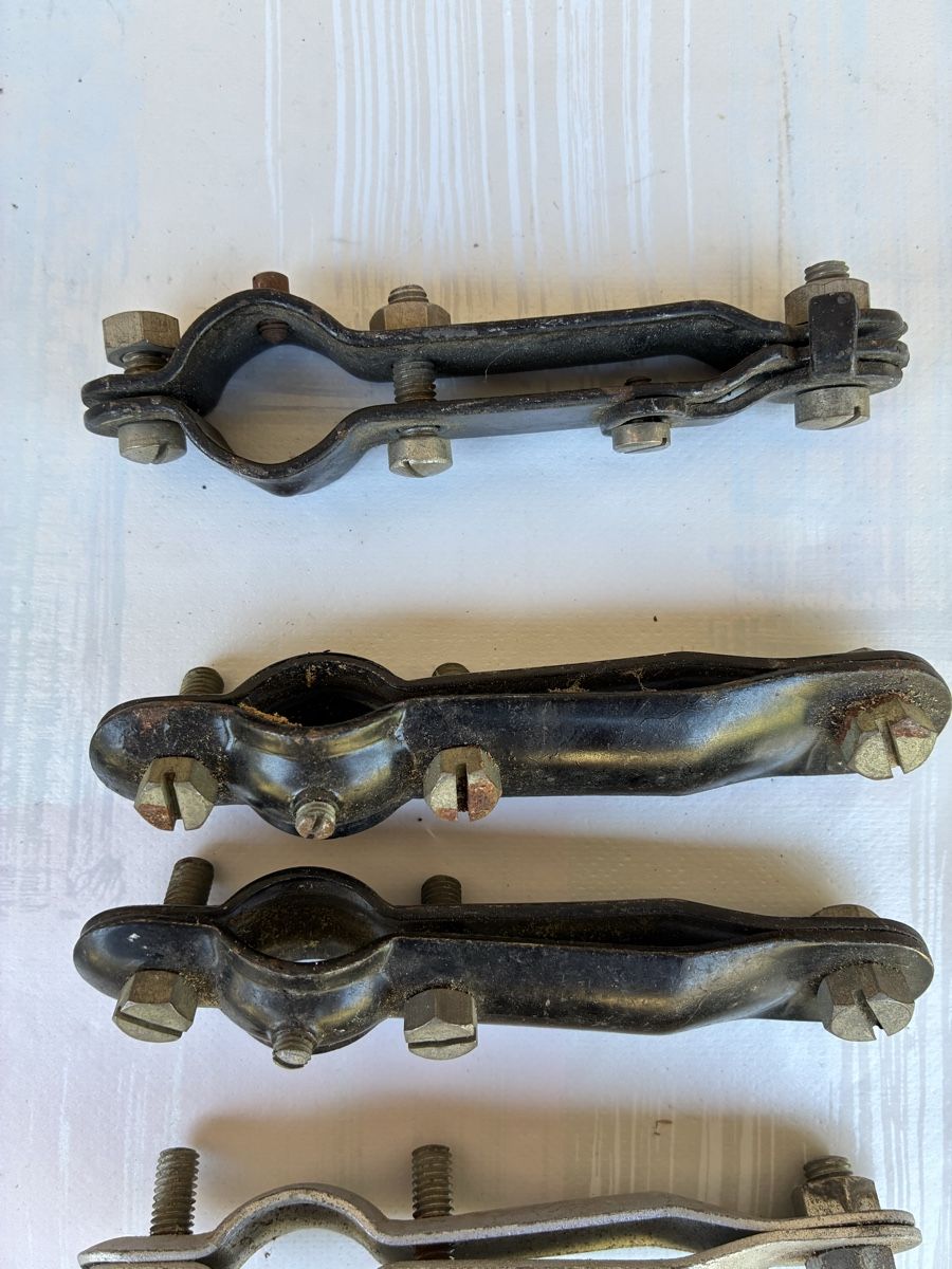 Pezzi di ricambio: Konvolut Lampenhalter Dynamohalter antik – Usato da Trimbach venduto da cendira 1