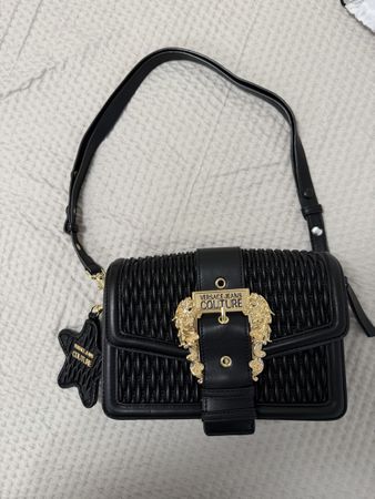 Schwarze Versace Jeans Couture Umhägetasche
