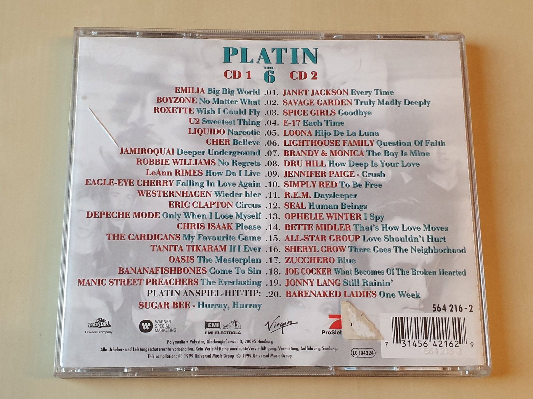 CDs: Platin Vol.6 – D'occasion à Stansstad par collectorsshop 1