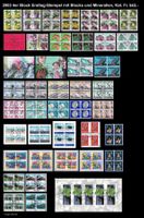 2003 4er Block Ersttag mit Blocks Mineralien komplett Fr 543