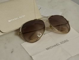 🤍 Michael Kors Sonnenbrille Aviator goldfarben