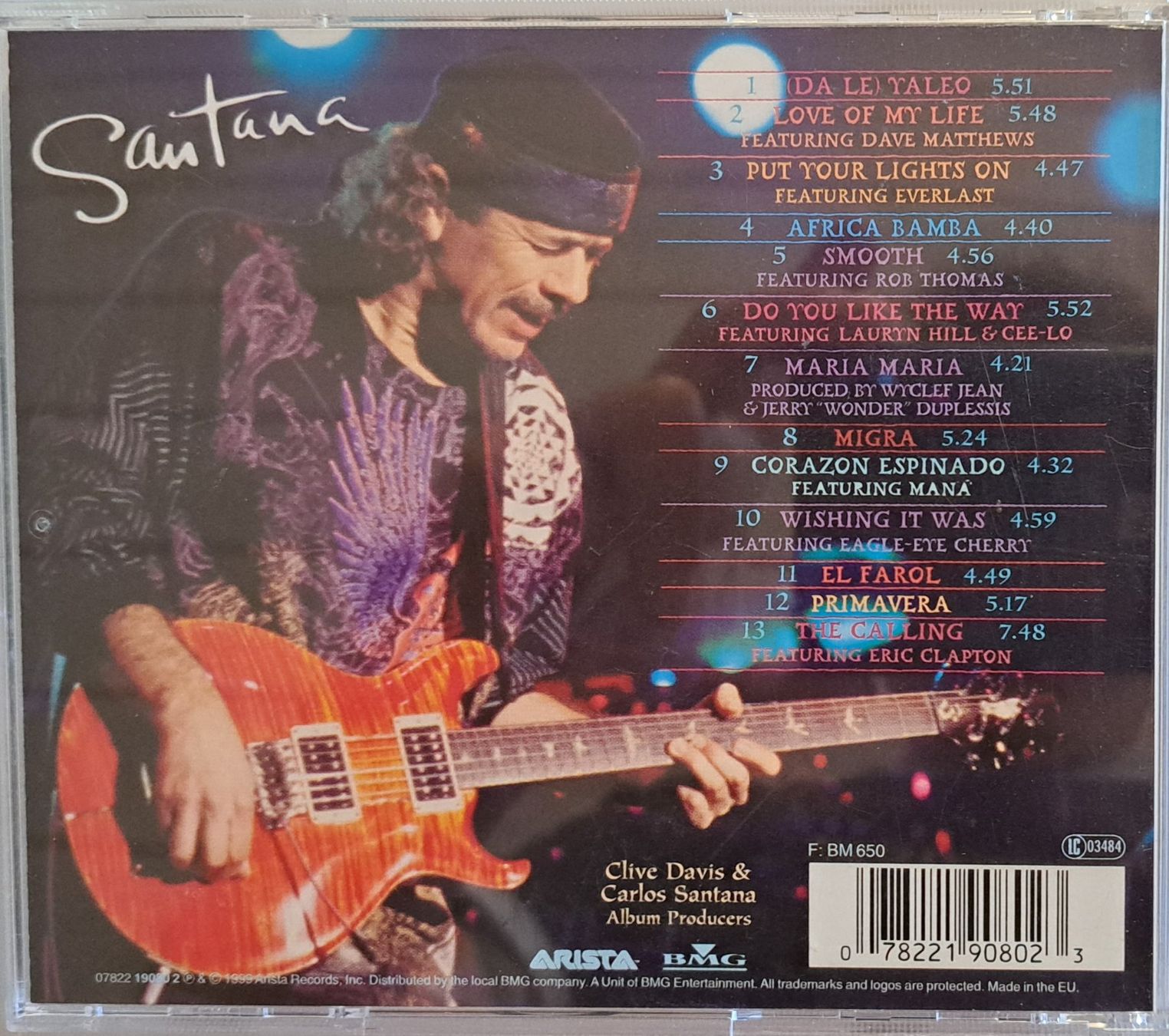 CD: SANTANA - SUPERNATURAL – Usato da Tenniken venduto da mik_6mxg 3