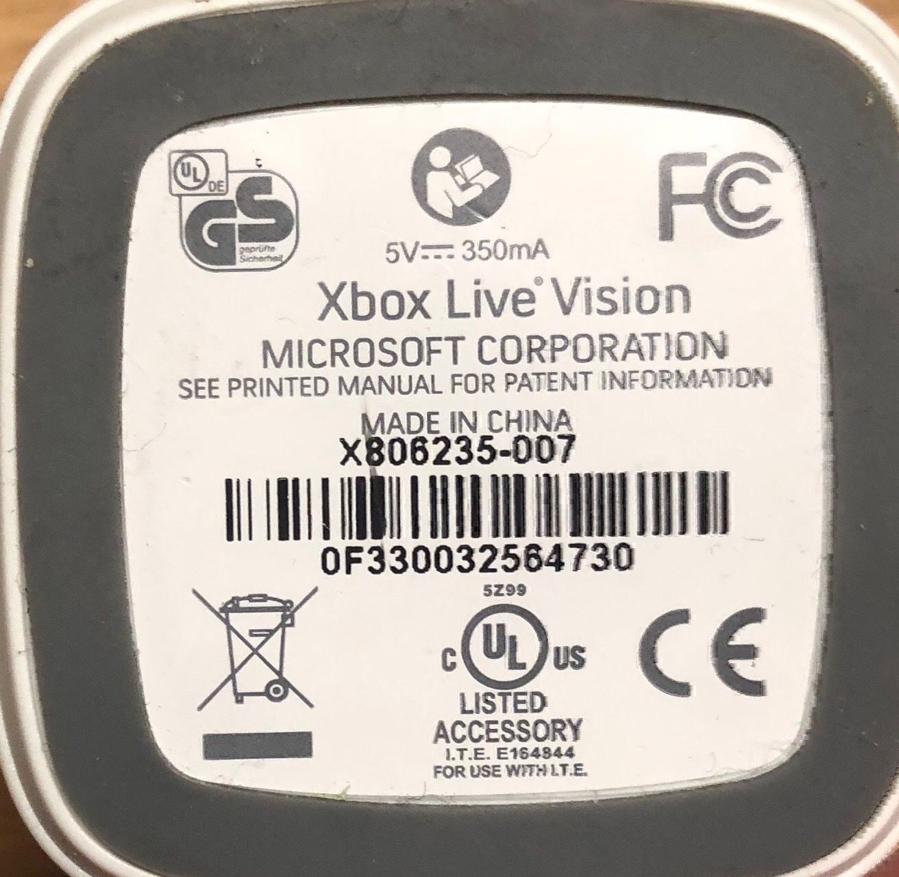 Console: Xbox 360 Live Vision Kamera – Usato da Kestenholz venduto da Dickies09 2