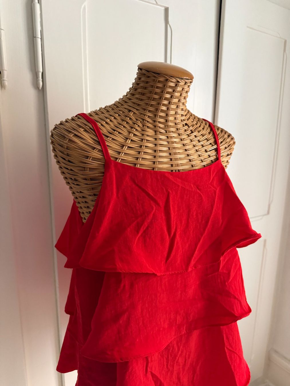 Tops: RIVER ISLAND - Volants Top rot 38 – Gebraucht aus Zürich von Diazaio 1
