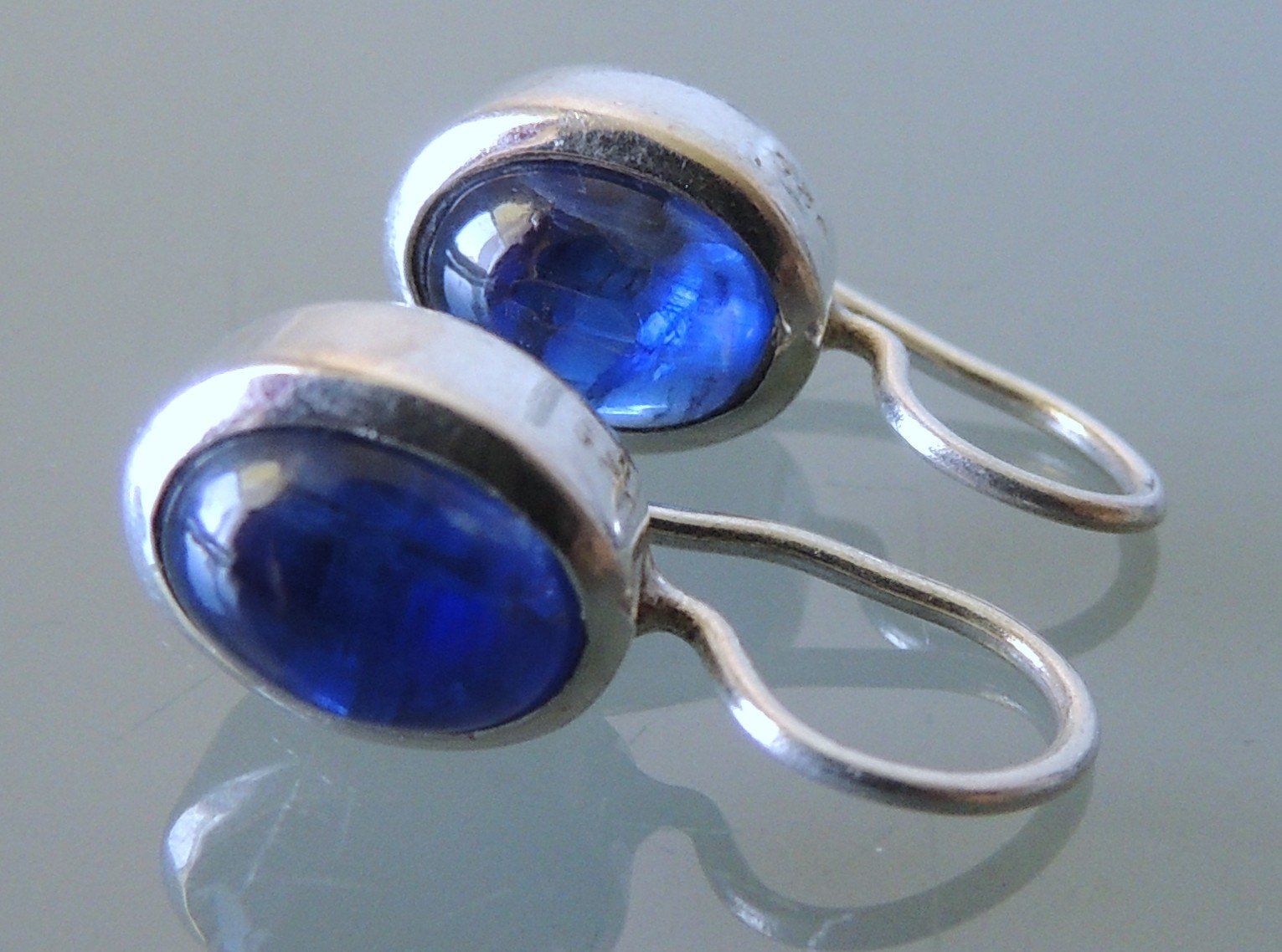 Orecchini pendenti & Orecchini a lobo: Kyanit Silber 925 Ohrringe 20 mm – Usato da Waldenburg venduto da schaller707