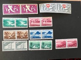 18 timbres  neufs** Pro Patria 1951-55 selon photo