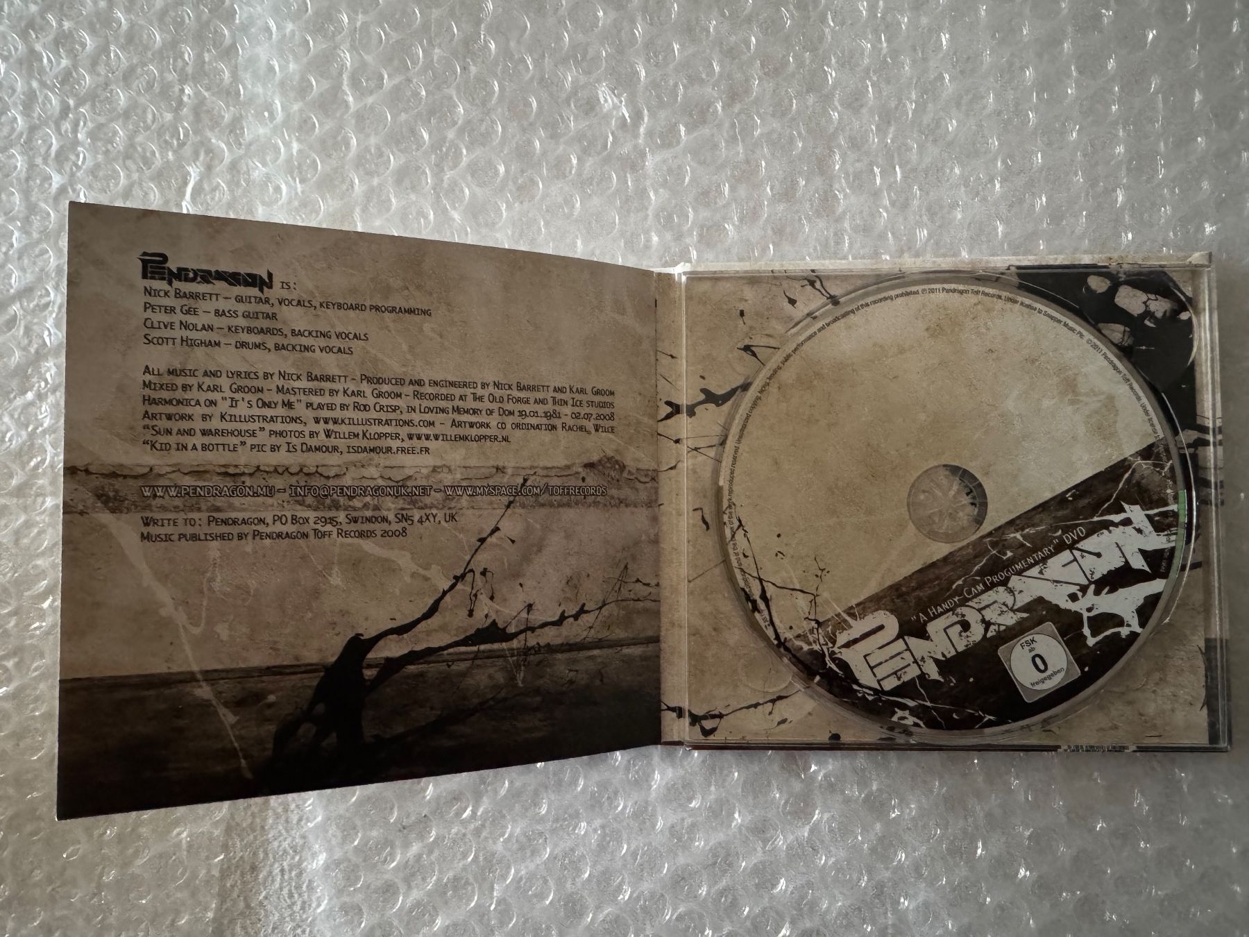 CD: Pendragon - PURE (CD & DVD - Prog. Rock) – Nuovo (secondo la descrizione) da Duggingen venduto da Kisha010 3