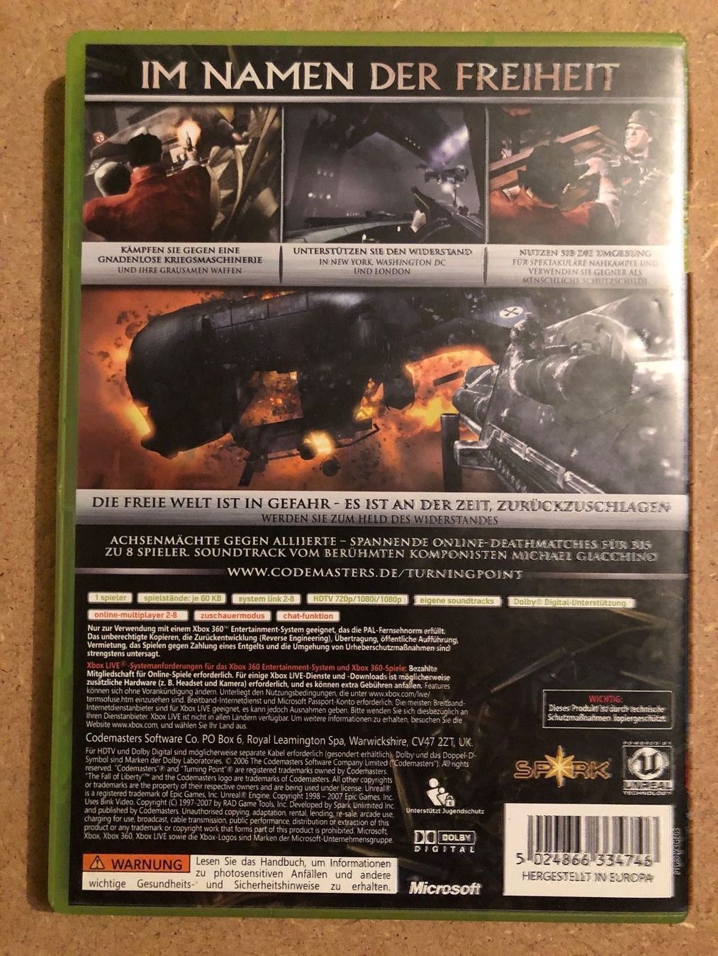 Giochi: Turning Point für Xbox 360 – Usato da Kestenholz venduto da Mad18 1