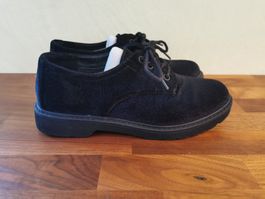 Limelight; schwarze Schnürschuhe / Halbschuhe Gr. 38