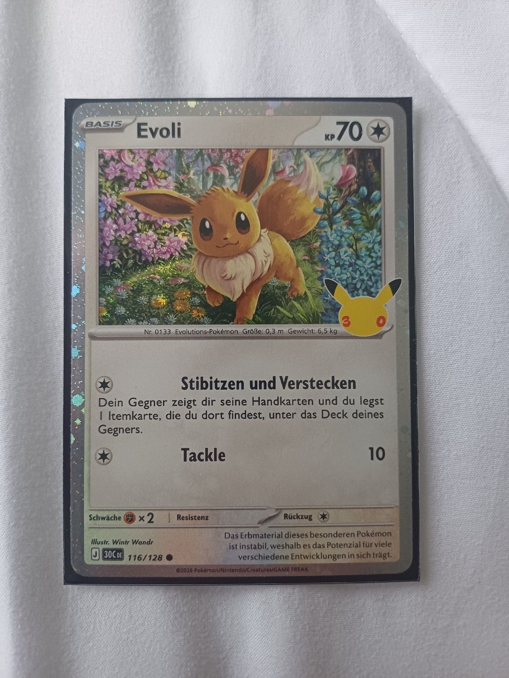 Pokémon Carte collezionabili: Pokemon Evoli 30th anniversary – Nuovo (secondo la descrizione) da Effretikon venduto da Zitinjac