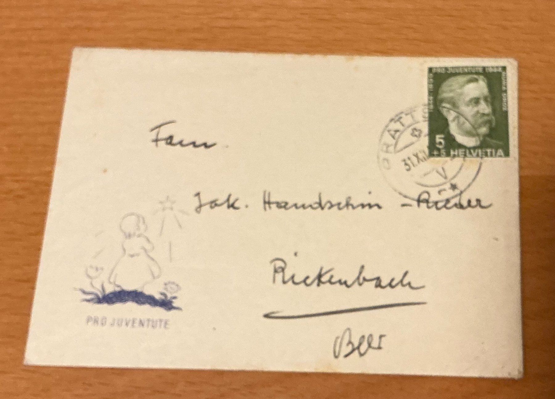 Tous les timbres: 1 Pro Juventute BRIEFLI – Neuf (Voir description) à Koblenz par Markenhimmel