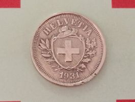 1 Rappen 1931 ss-vz