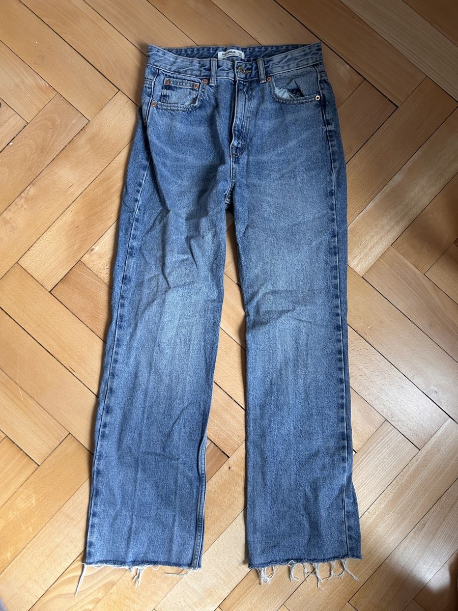 Pull&Bear Jeans: PULL&BEAR blue jeans straight vintage look – Usato da Zürich venduto da Obstweg 3
