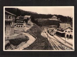 Arosa GR , Echtfotokarte  , Bahnhof , Zug , gel. 1928