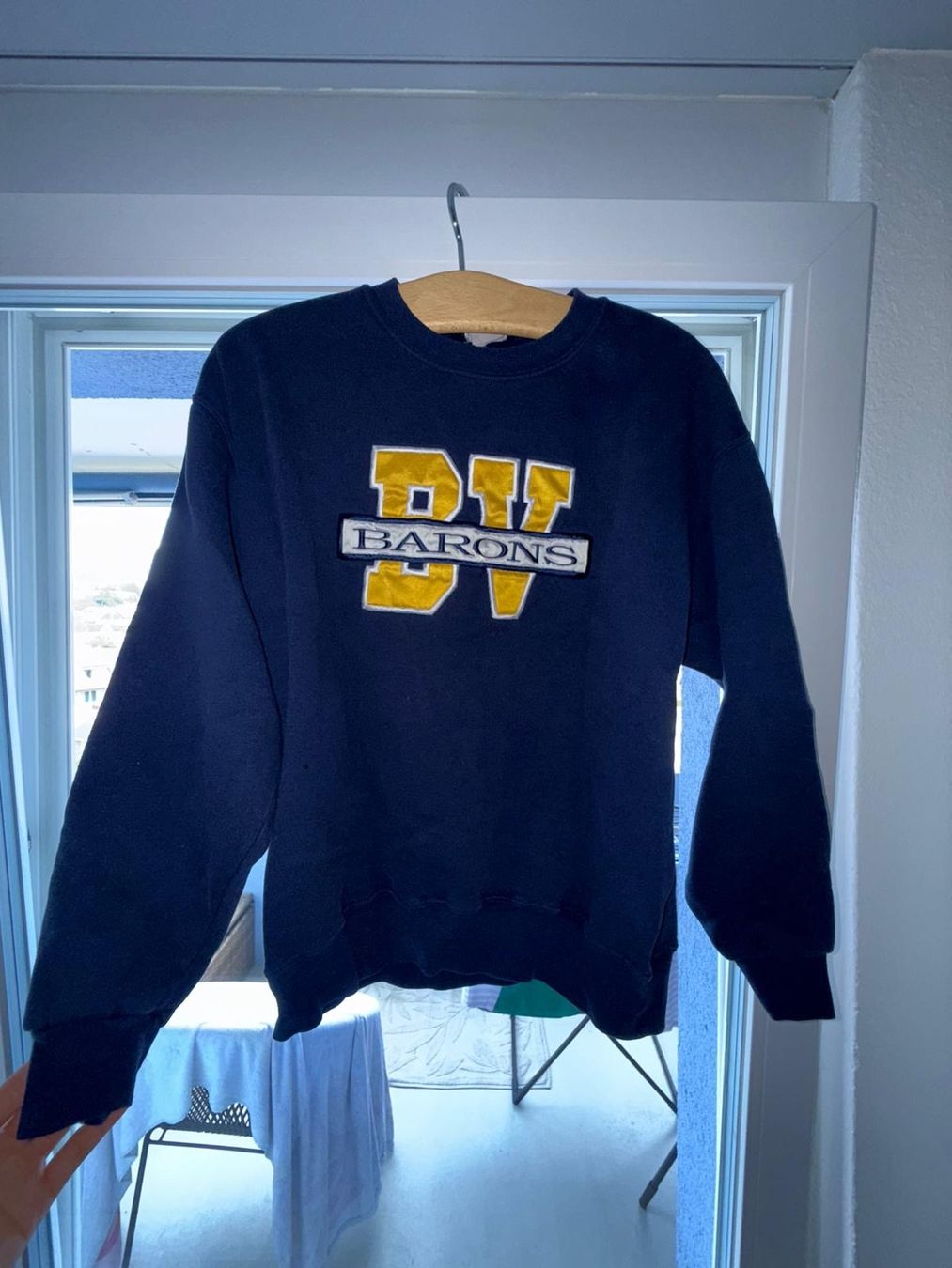 Maglioni & Felpe: 🔥Pullover Jerzees Super Sweats dunkelblau Grösse L – Usato da Dottikon venduto da Celina16