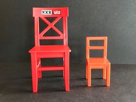 Stuhl Miniatur Stühle XXXLutz IKEA Puppenhaus Spielzeug 2St.