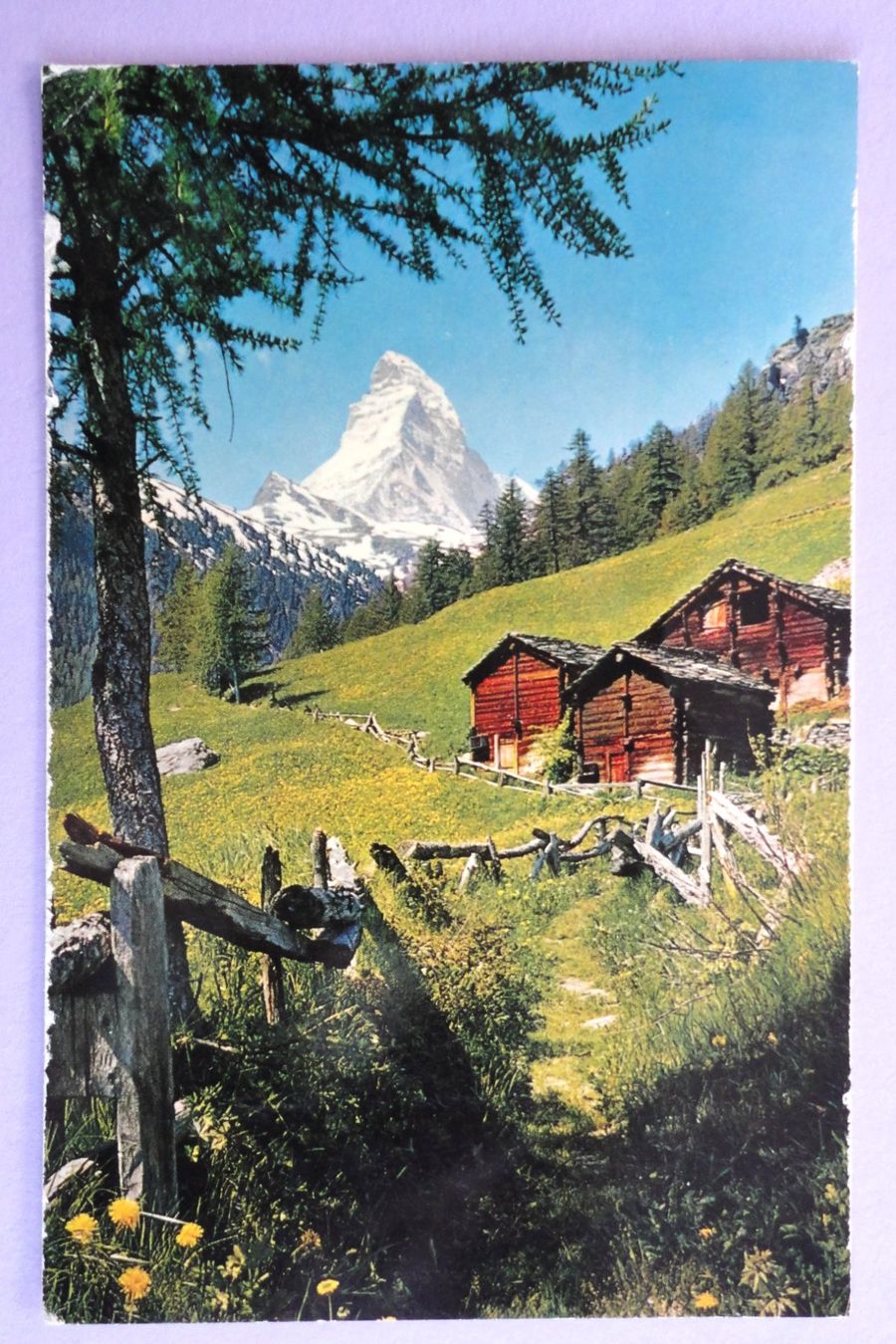 Cartoline postali: Zermatt, Matterhorn 4477 m – Difettoso da Fétigny venduto da Billy2miny