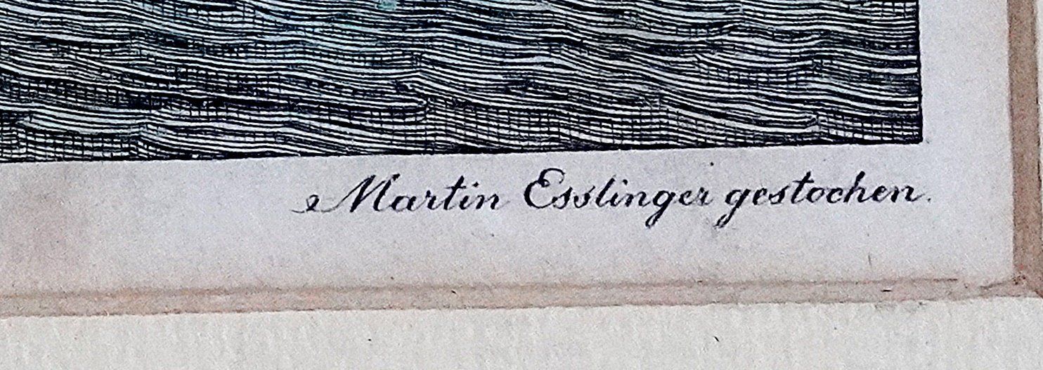 Incisioni: Meilen Kupferstich von Jacob Meyer 1787 – Usato da Baar venduto da 2cvbaar 3