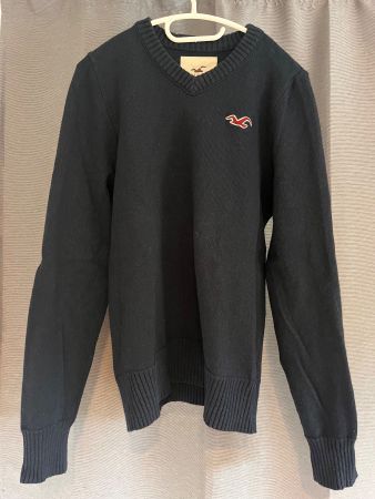 Hollister Herren Pullover blau Grösse M