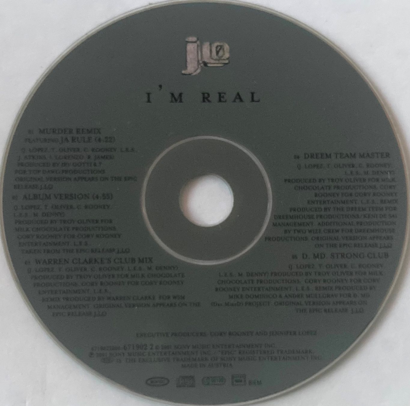 CD: JENNIFER LOPEZ (J.LO) - I'M REAL – Usato da Poliez-Pittet venduto da Newtown-Records 1