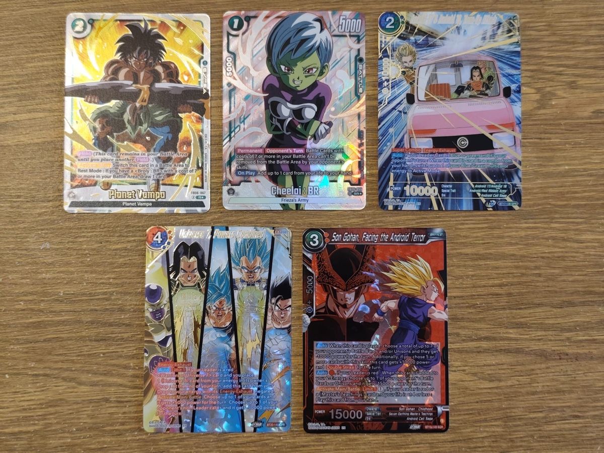 Bandai Carte collezionabili: Dragon ball TCG FB & BT – Nuovo (secondo la descrizione) da Giubiasco venduto da Oni05