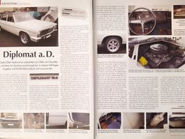 Bericht Opel Diplomat a.D.